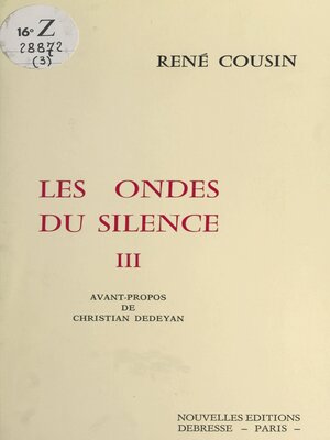 cover image of Les ondes du silence